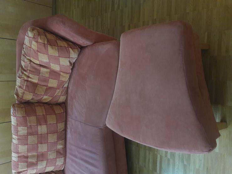 Sofa, Wohnlandschaft, Couch mit Hocker  - zu Verschenken - Bild 6