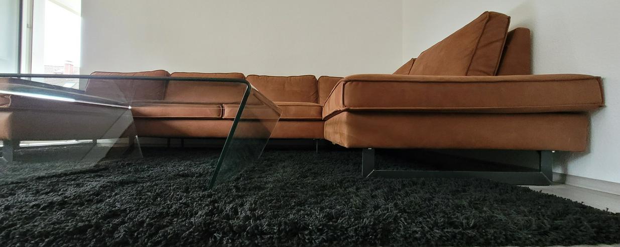 Luxus Wohnlandschaft " Pinto " Cognacbraun Sofa Couch - Sofas & Sitzmöbel - Bild 11