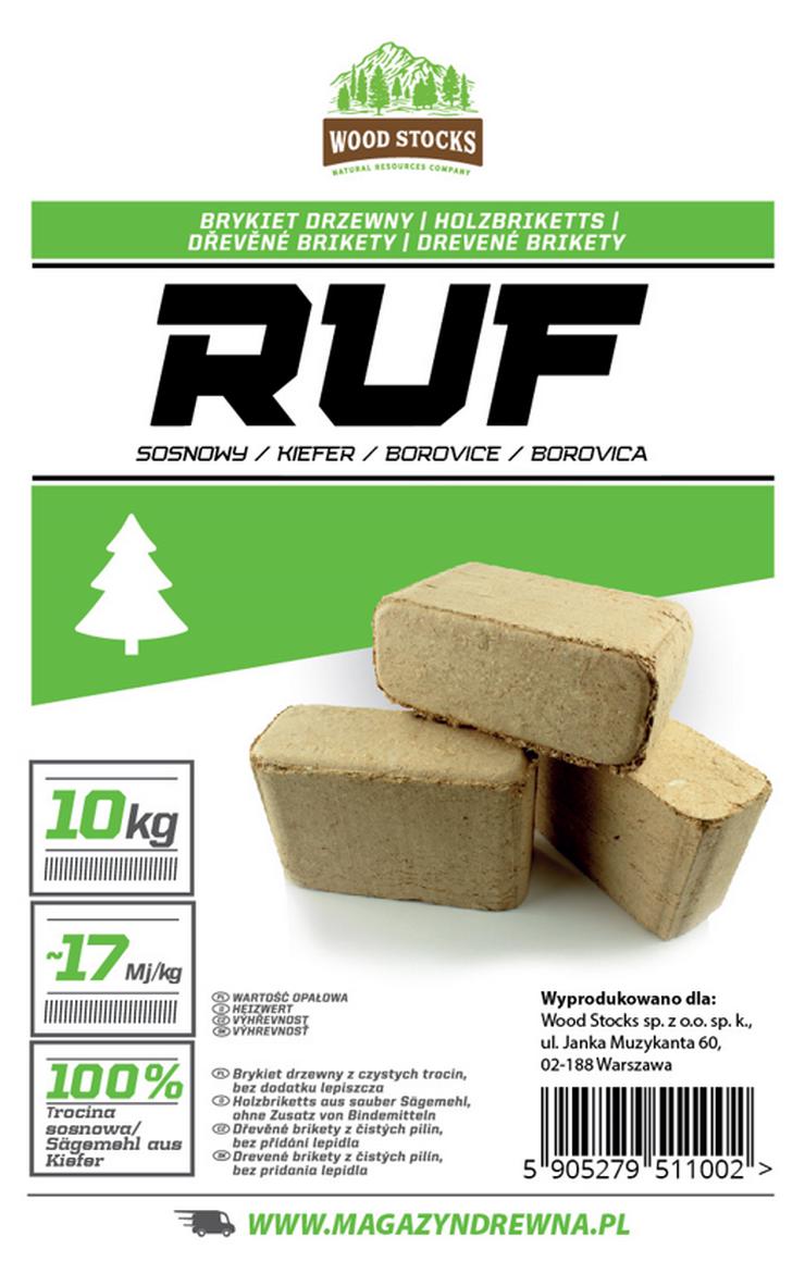RUF Briketts Brennstoffbrikett Großhandel ab 25 Paletten - Paletten, Big Bags & Verpackungen - Bild 2