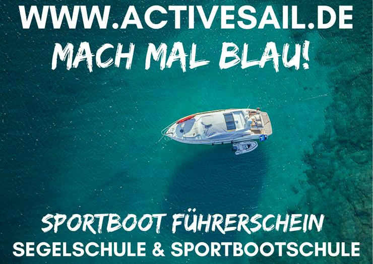 Sportboot Führerschein - Paketangebot - Theoriekrs & 3 Fahrstunden € 390 - Motorboote & Yachten - Bild 1