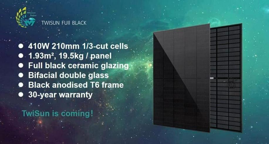 Bild 8: TWISUN 410W Glas Glas Full Black Solarmodule