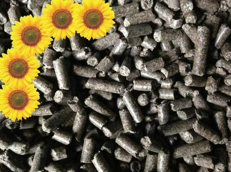 Bild 2: Sonnenblumenschalen Pellets 8 mm Brennstoff