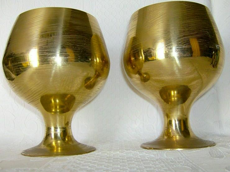 Vintage Paar Vasen aus Messing - Vasen & Kunstpflanzen - Bild 6