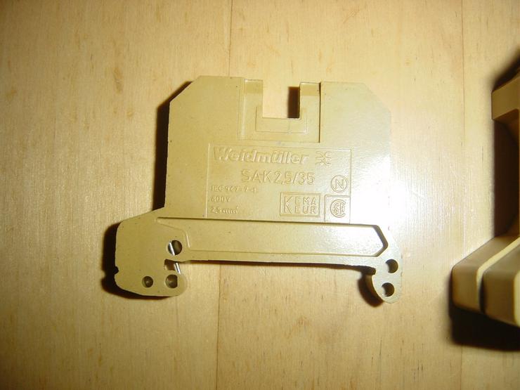 Bild 10: Weidmüller Durchgangs-Reihenklemme SAK-Reihe ca.50 Teile 2,5/16 mm² 