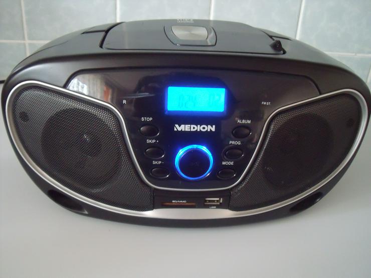 Tragbarer CD-Player mit Radio Stereoanlage Kompaktanlage - Radios, Radiowecker, Weltempfänger usw. - Bild 9