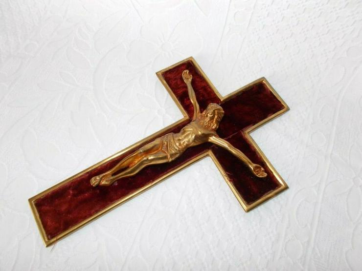 Messing Kruzifix Kreuz - Weitere - Bild 4