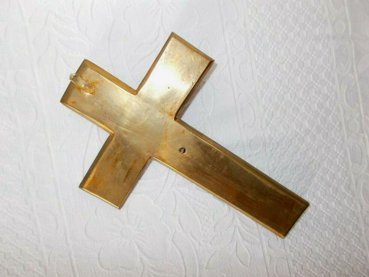 Bild 9: Messing Kruzifix Kreuz