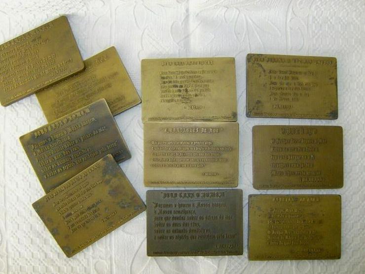 Bild 6: 10 Stück Bronze medaillen 1975. Gewicht 2,6 kg.