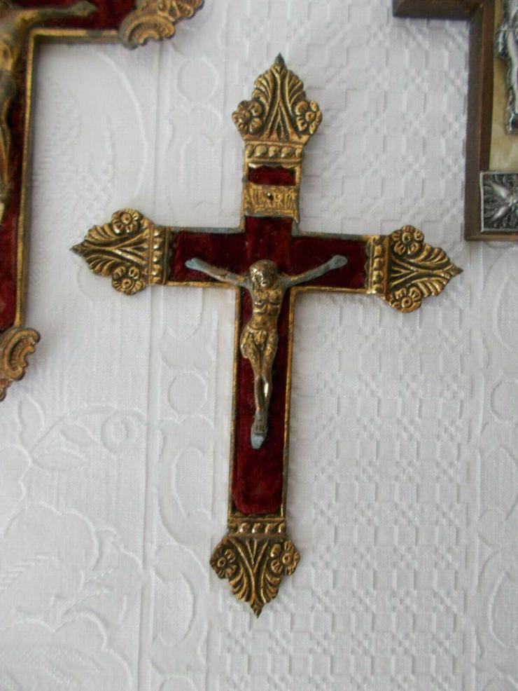 Bild 4: 3 x Jesus Kruzifix Kreuz 
