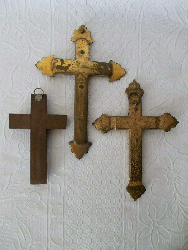 Bild 9: 3 x Jesus Kruzifix Kreuz 