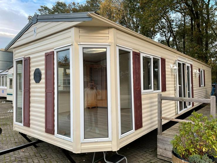 Bild 1: Mobilheim Nordhorn Senator gebraucht kaufen winterfest tinyhouse caravan camping wohnen wohnwagen