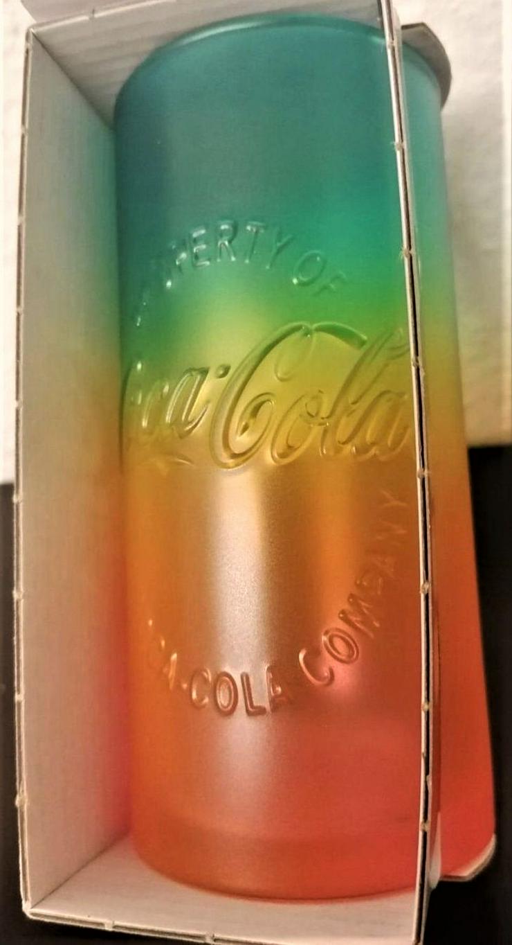 * NEU ⭐ McDonalds CocaCola Glas Regenbogen Rainbow ❤️ SCHWEIZ 2021 - Gläser - Bild 8