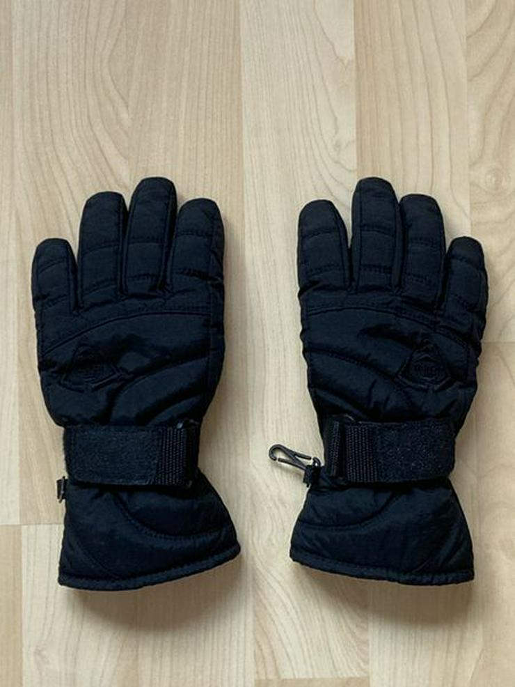 Finger Handschuhe gefüttert Gr. 5 schwarz - NEUWERTIG - Handschuhe - Bild 1