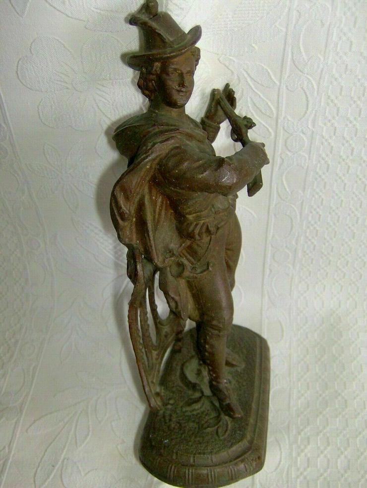 Bild 3: Alter Metall Skulptur Figur. Frankreich