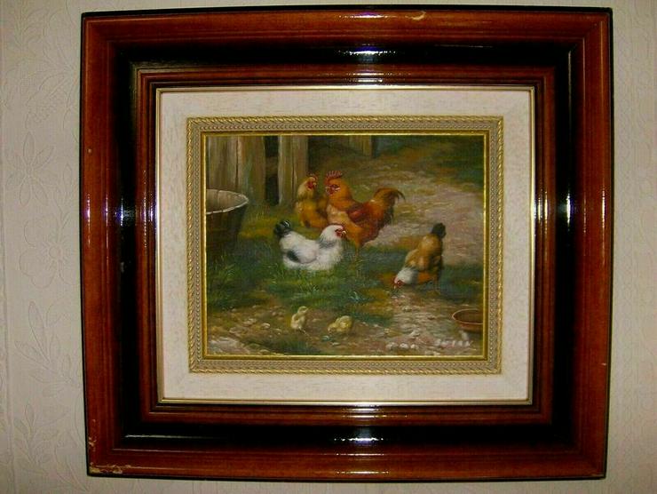 Bild 4: Provence Stil. 2x Ölbild leinwand 42 x 46 cm.