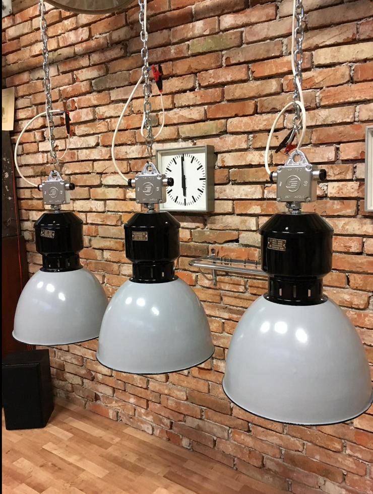 Drei stück alte Industrielampen top zustand  - Lampen - Bild 9