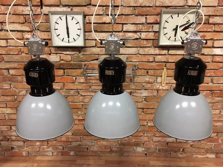 Drei stück alte Industrielampen top zustand  - Lampen - Bild 2
