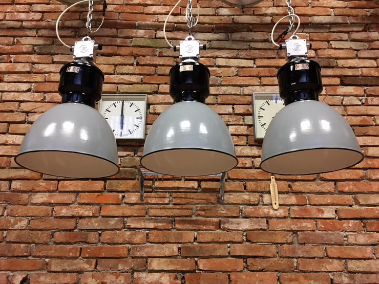 Drei stück alte Industrielampen top zustand  - Lampen - Bild 7
