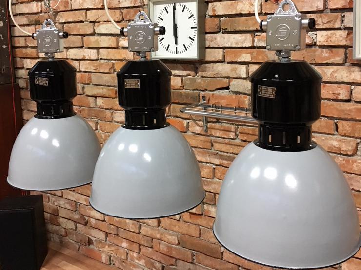 Drei stück alte Industrielampen top zustand  - Lampen - Bild 11