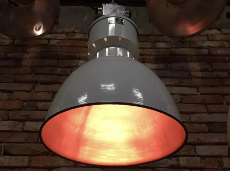 Bild 2: Drei stück luxuriös Industrielampen fabriklampen 50 ér Jahren 
