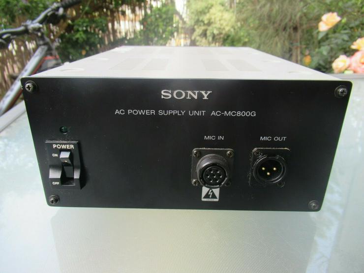 Bild 4: Sony Mikrofon Modell c800g. (Studio Röhren-Kondensatormikrofon)