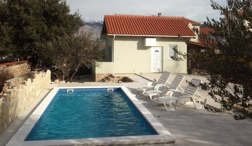 Vinjerac bei Zadar in Dalmatien, Ferienhaus mit Pool für 2-4 Personen
