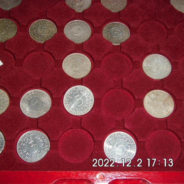 5 DM Silberadler Einzelmünzen