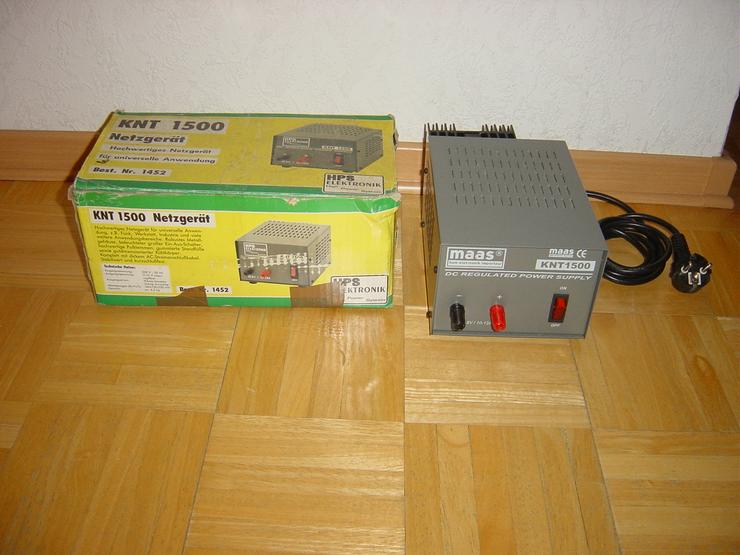 Maas Netzgerät KNT 1500 13,8 Volt 10/12A CB Funk Neu OVP