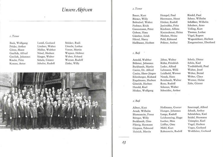 Bild 2: 75 Jahre Leipziger Männer-Chor 1891 - 1966