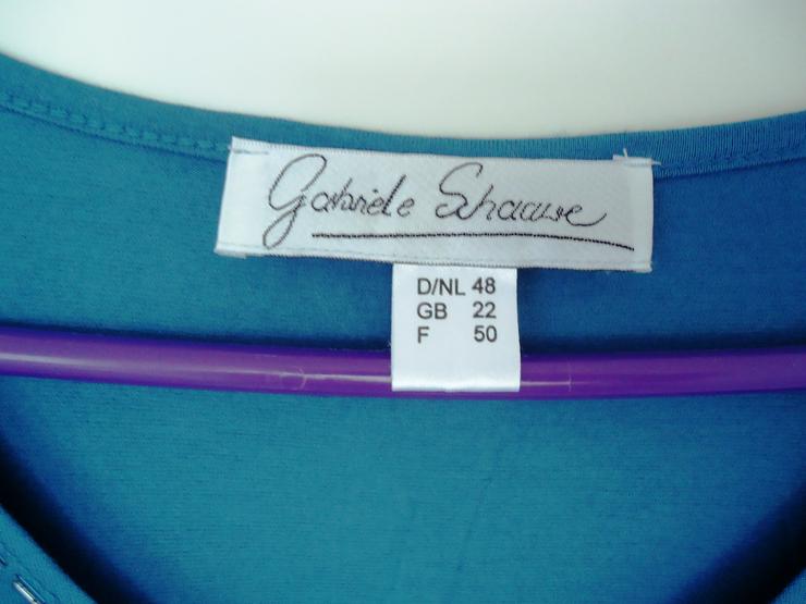NEU-wertig ⭐ Gabriele Schaawe ❤️ EDEL Shirt Stäbchen Rocailles⭐48 - Größen 48-50 / XL - Bild 7