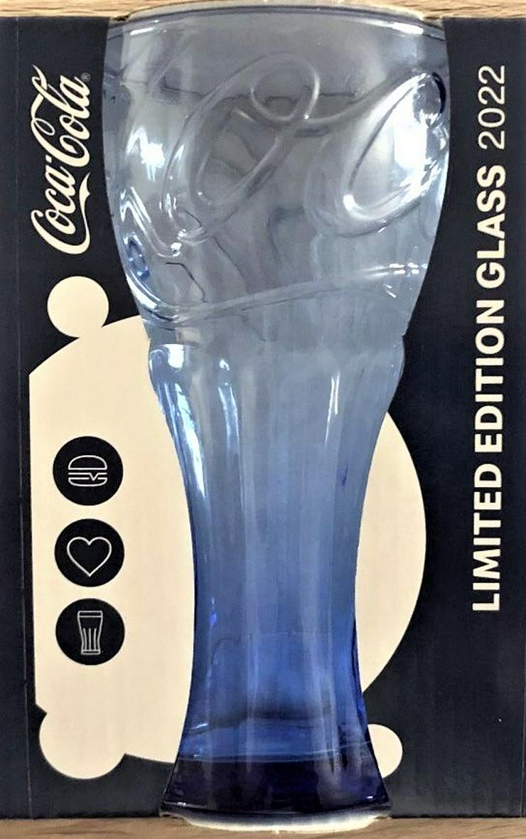 Bild 2: } NEU ⭐ Mc Donalds 1 Glas in Blau SCHWEIZ ❤️ Cola Limited Edition 2022