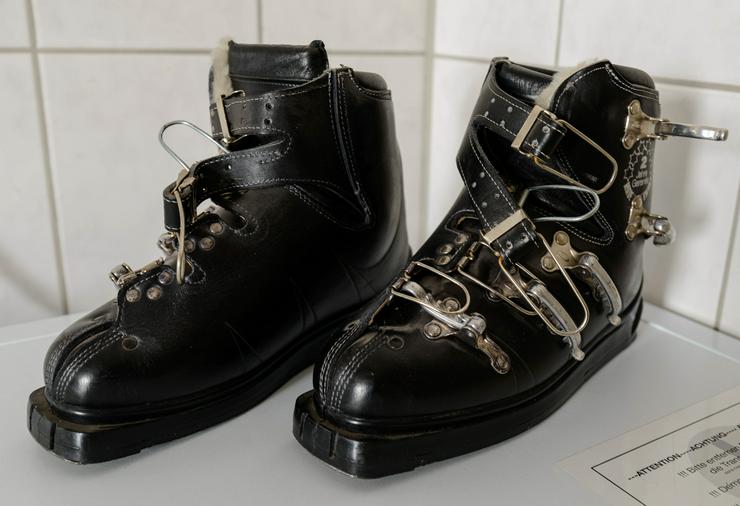 Vintage Ski-Schuhe, schwarz - Gr. 38 - Skischuhe - Bild 2