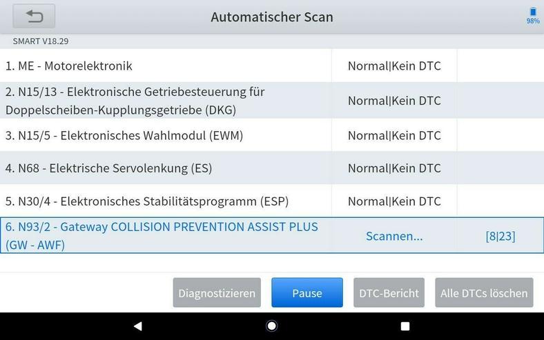 Bild 9: OBD Diagnosegerät Auto Fehlercode Auslesegerät KFZ Tester Alle Systeme OBD2 2023