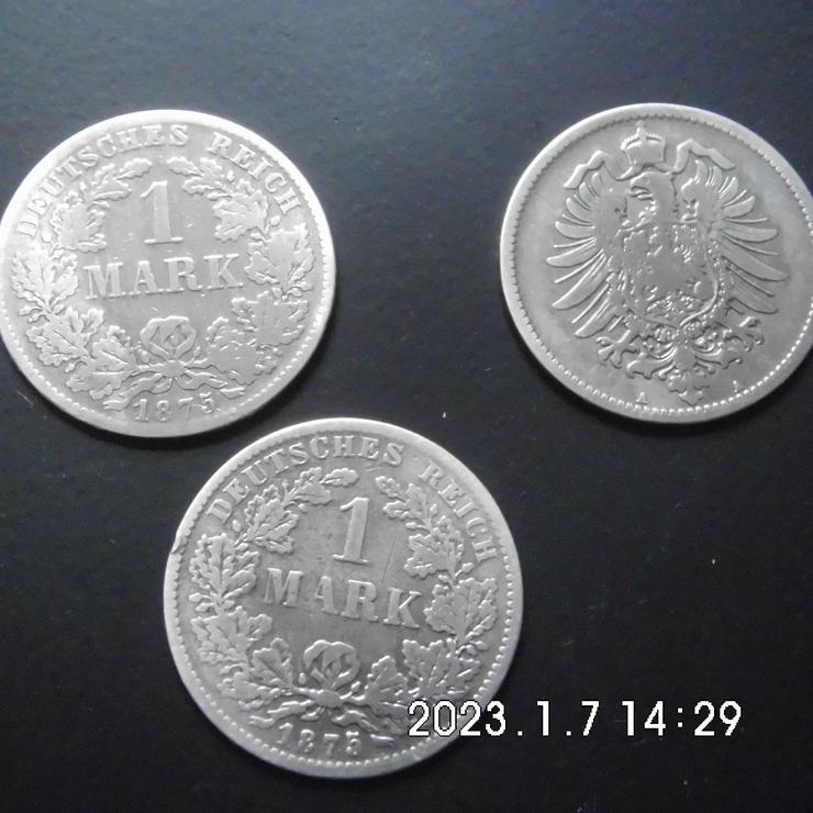 Bild 2: Reichsmark 1875 Silber