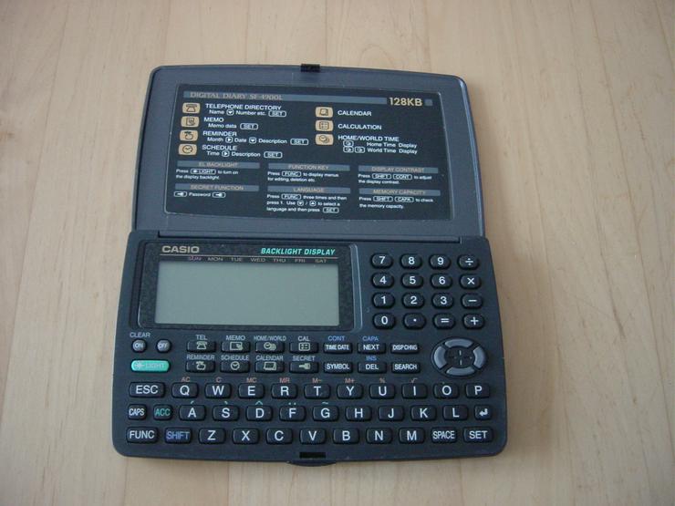 Taschenrechner Datenbank Casio SF 4900 Digital Diary 128 KB - Camcorder - Bild 4