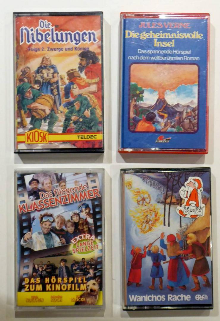 9 Kinderhörspiel Audiokassetten gemischt