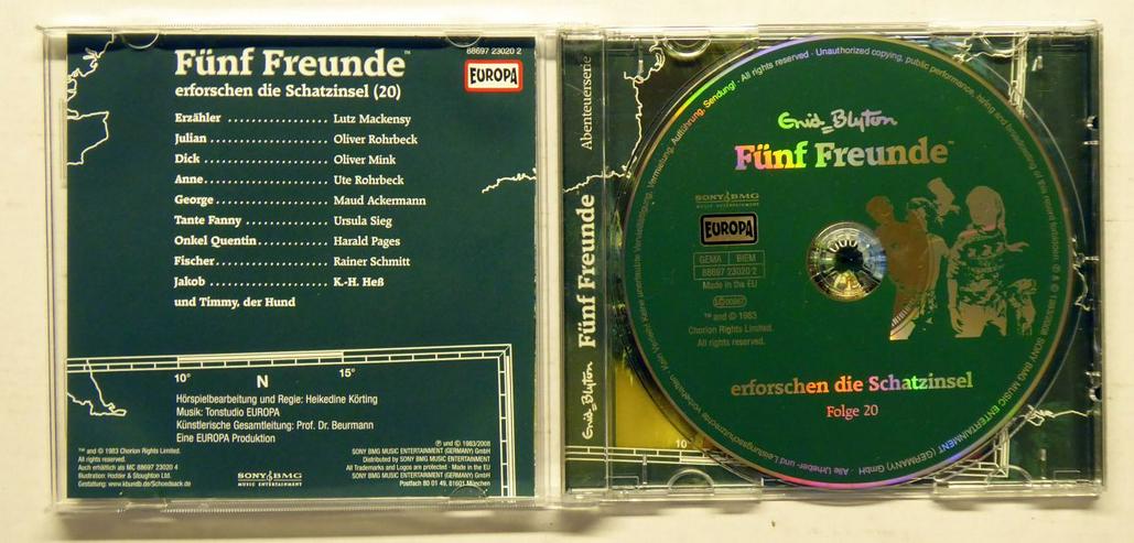 5 Freunde Audio Hörspiel-CD  Nr. 20, 5 Freunde erforschen die Schatzinsel, - CD - Bild 2