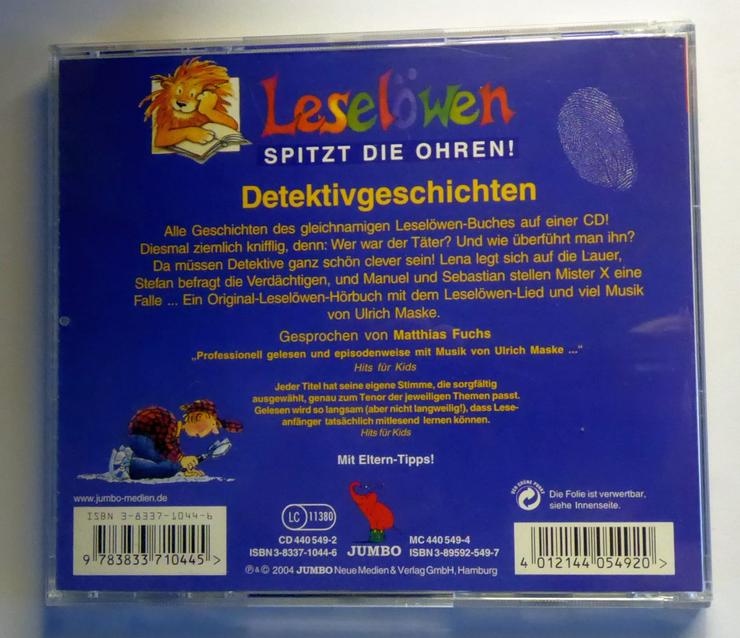 Leselöwen Audio Hörspiel-CD  mit Detektivgeschichten. - CD - Bild 3