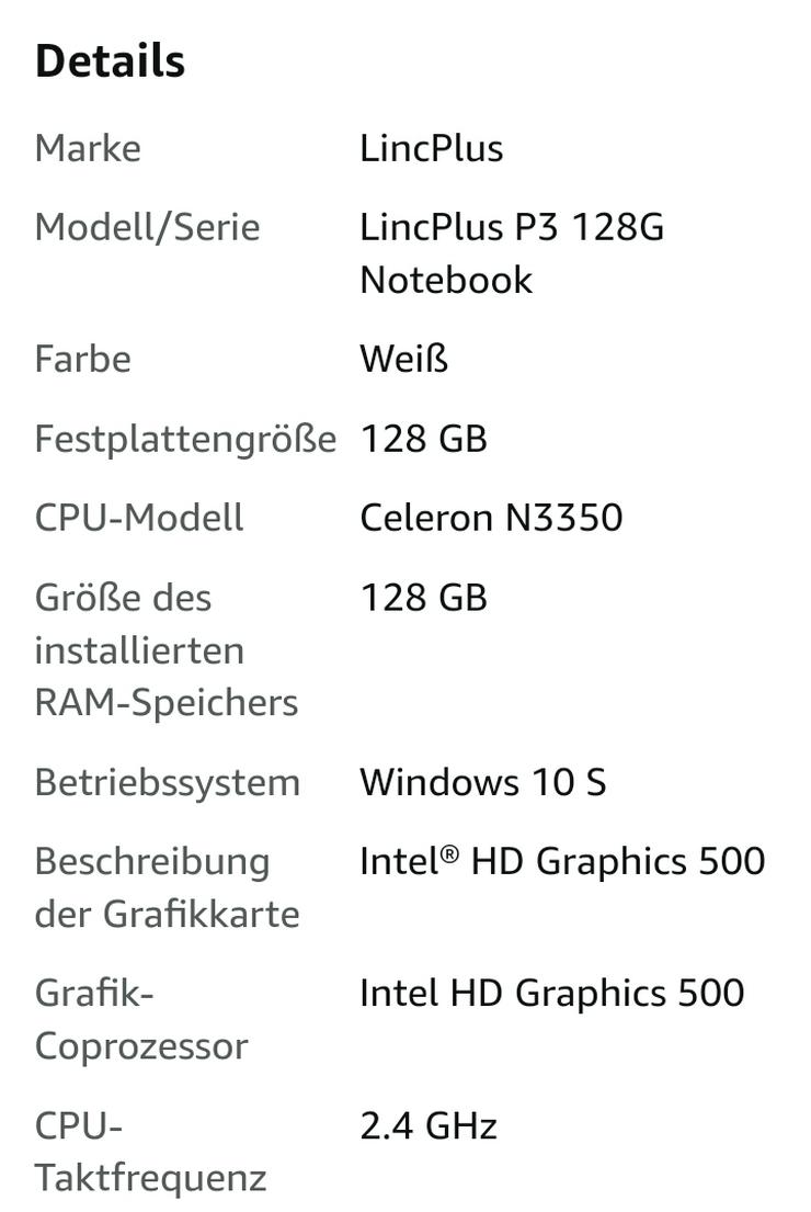 LincPlus P3 Laptop  - Notebooks & Netbooks - Bild 4