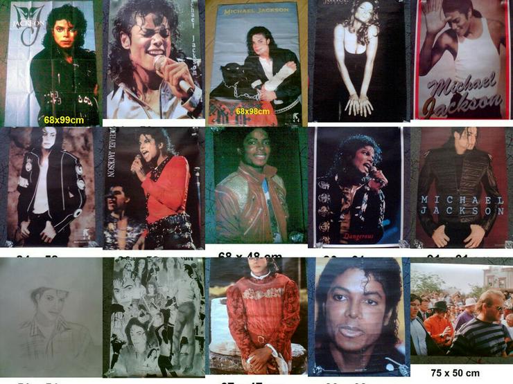 Bild 1: Alte Plakate von Michael Jackson / Janet Rarität Plakat Poster