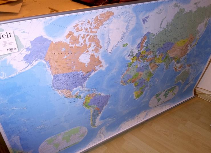 READER`S DIGEST Die Welt große Weltkarte XXL 140 x 90 cm