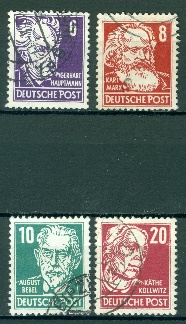DDR gestempelt kleines Lot Nr. 328 - 30 und 33 wie auf dem Bild zu sehen.