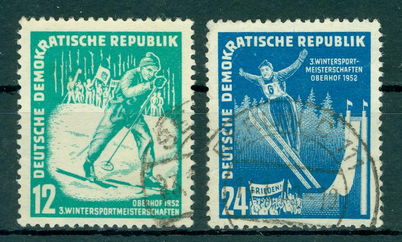 DDR gestempeltes kleines Lot Nr. 298 - 299 und Nr. 308 - 310 wie auf den Bildern zu sehen