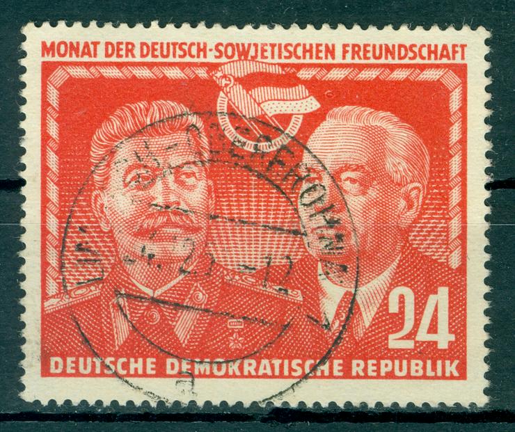 Bild 1: DDR gestempelt kleines Lot Nr. 297 und Nr. 322 - 324 mit Original Poststempel wie auf den Bildern zu sehen.