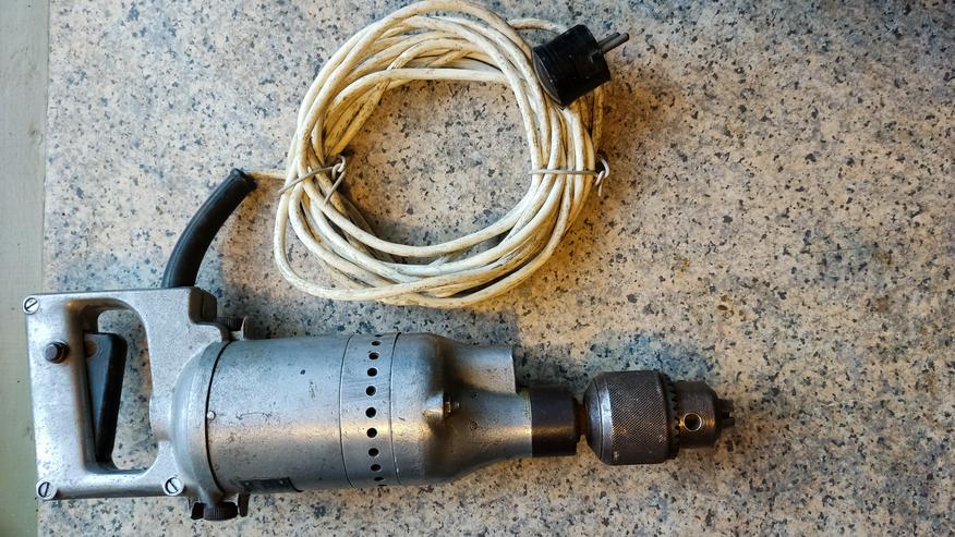 Sehr alte Fein-Bohrmaschine ,Typ Asz52b , Bj. ca.1936-1940 - Bohren - Bild 1