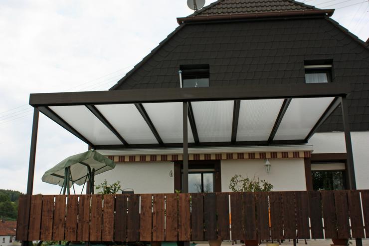 Bild 10: Anbaubalkone, Vordächer, Terrassendächer und Carports aus Aluminium