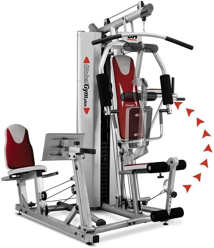 BH Fitness Global Gym Plus Multig gym G152X - Hantelbänke & Trainingsbänke - Bild 7