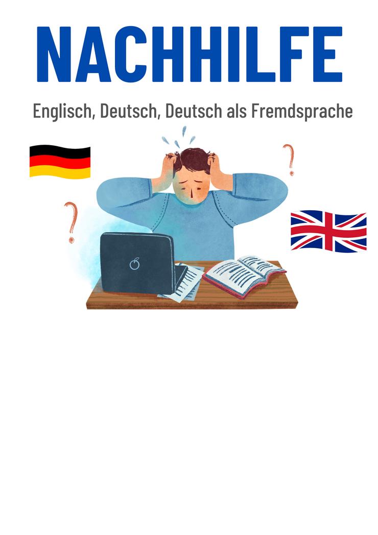 Online-Nachhilfeunterricht für Deutsch, Deutsch als Fremdsprache und Englisch  - Fremdsprachen - Bild 1