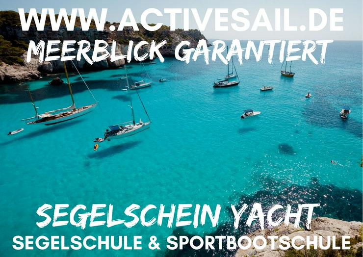 1 Woche Segelurlaub oder Segelausbildung zum SKS Segelschein oder VDS Segelschein Yacht. Gesamte Segelyacht incl. Skipper. Der Preis ist saisonunabhängig.