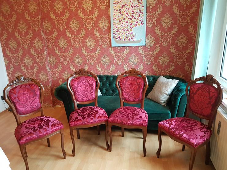 Bild 10: 4 komfortable Barock-Stühle, neu zu verkaufen